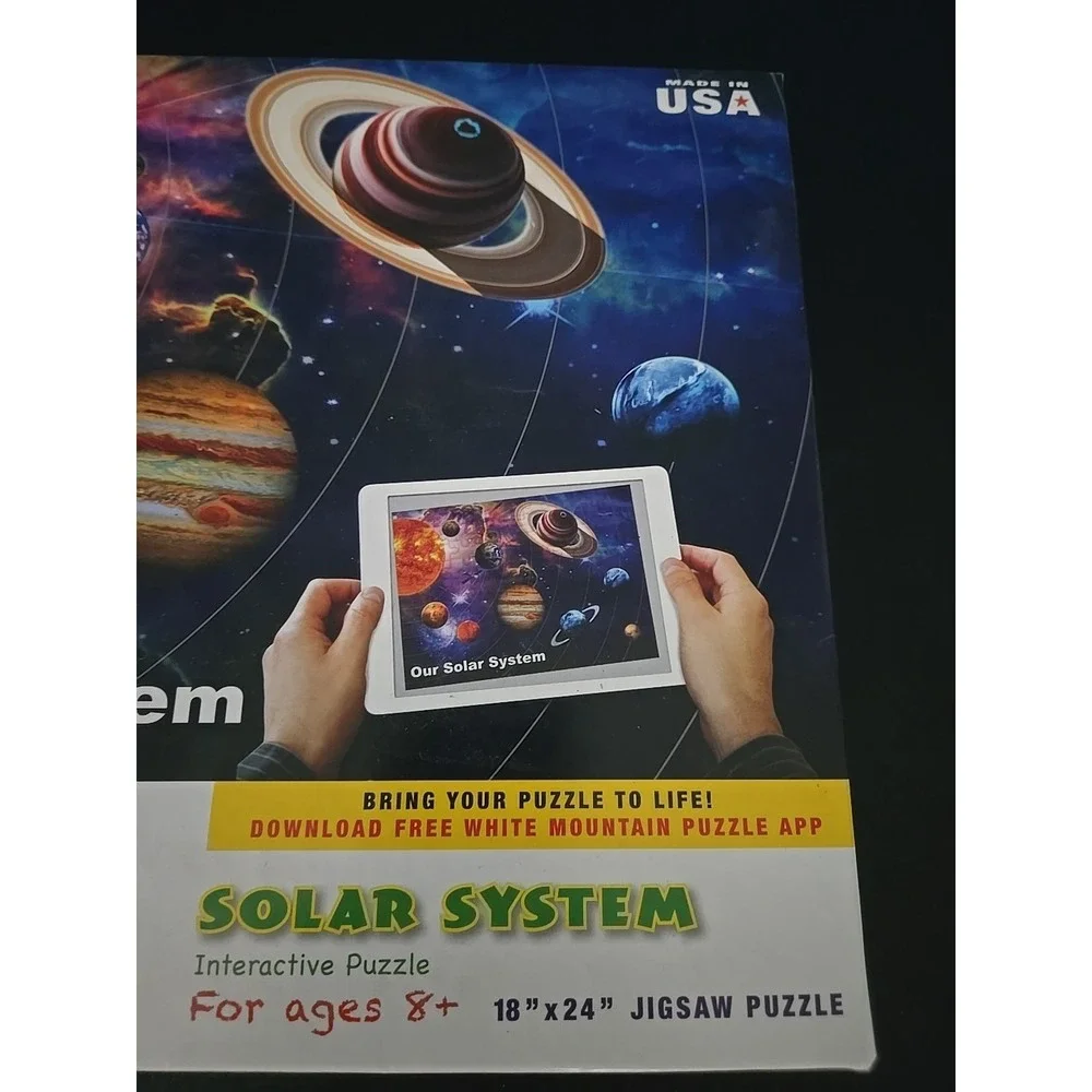 White‎ Mountain Solar System Jigsaw Puzzle 300 Pieces Item 1310A